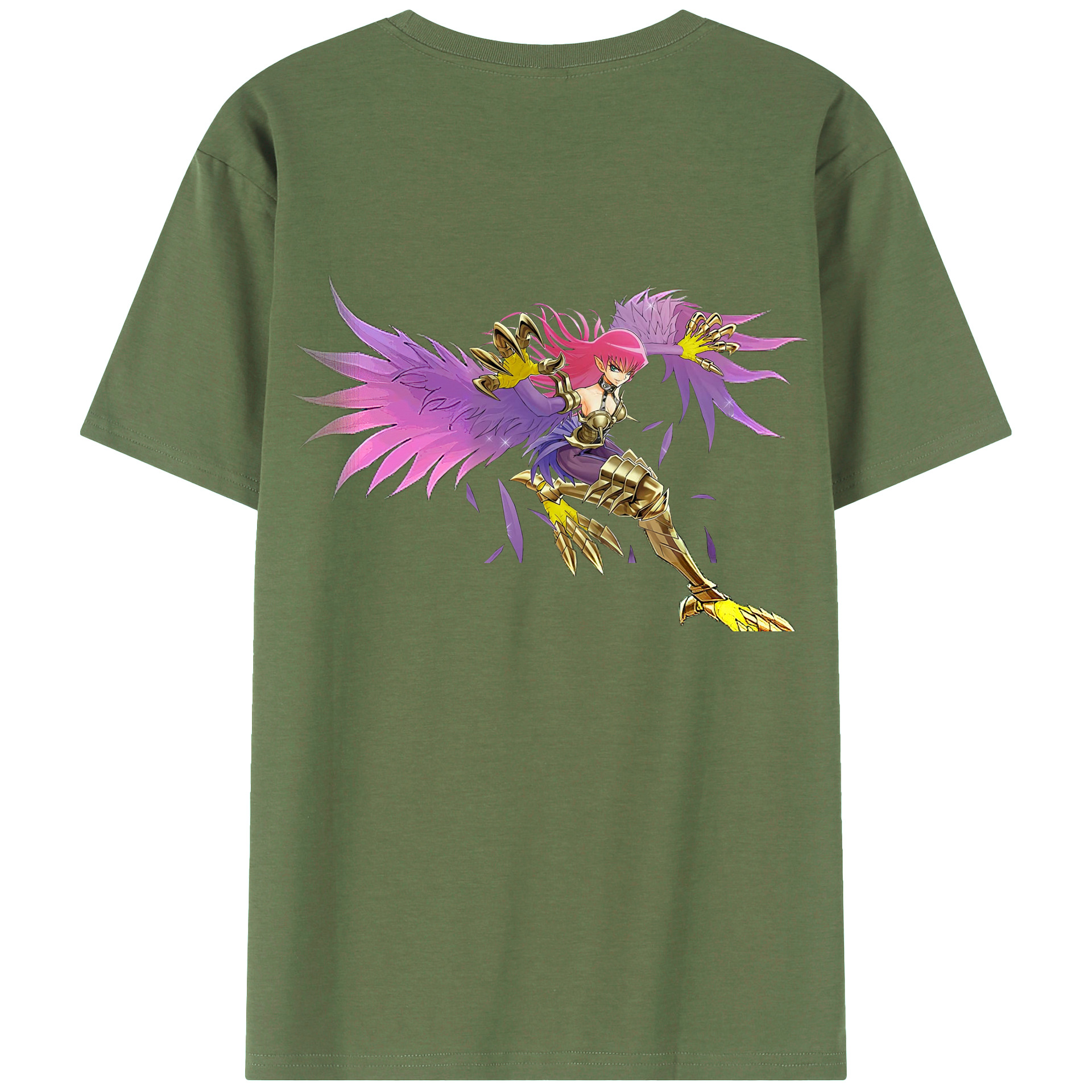 （画像用） 遊☆戯☆王 Yu-Gi-Oh! 綿100％ メンズ半袖Tシャツ（バックプリント） 通気性
